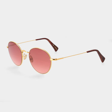 sunglasses vicuna gold gradient red tbd eyewear total handcrafted in Italy