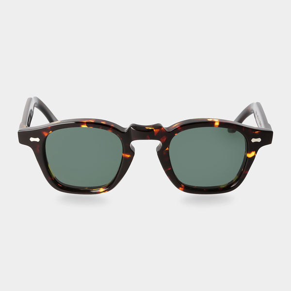 Havana sunglasses with green lenses: Cord | TBD Eyewear display picture 1
