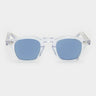 sunglasses cord eco transparent blue sustainable tbd eyewear front handcrafted in Italy