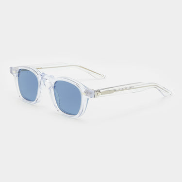 sunglasses cord eco transparent blue sustainable tbd eyewear total6 handcrafted in Italy