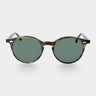 sunglasses cran eco green bottle green sustainable tbd eyewear front handcrafted in Italy