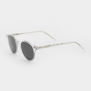 sunglasses cran eco transparent gradient grey sustainable tbd eyewear total made in Italy