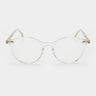 eyeglasses cran transparent optical tbd eyewear front handcrafted in Italy