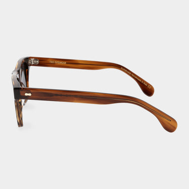 sunglasses denim earth bio gradient grey sustainable tbd eyewear lateral handcrafted in Italy