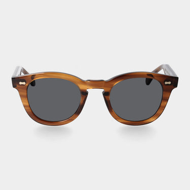 sunglasses donegal earth bio gradient grey sustainable tbd eyewear front made in Italy