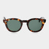 sunglasses donegal eco bicolor bottle green sustainable tbd eyewear front handcrafted in Italy