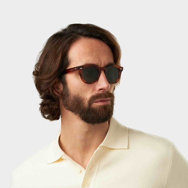 sunglasses donegal eco havana bottle green sustainable tbd eyewear man made in Italy