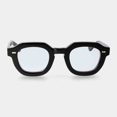 Black sustainable eyeglasses: Juta TBD Eyewear