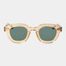 sunglasses juta eco champagne bottle green sustainable tbd eyewear front handcrafted in Italy