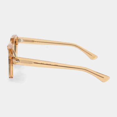 sunglasses juta eco champagne bottle green sustainable tbd eyewear lateral made in Italy