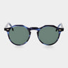 sunglasses lapel ocean bottle green tbd eyewear front handcrafted in Italy