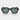 sunglasses lino eco black bottle green sustainable tbd eyewear front handcrafted in Italy