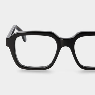 eyeglasses lino eco black optical sustainable tbd eyewear lens handcrafted in Italy