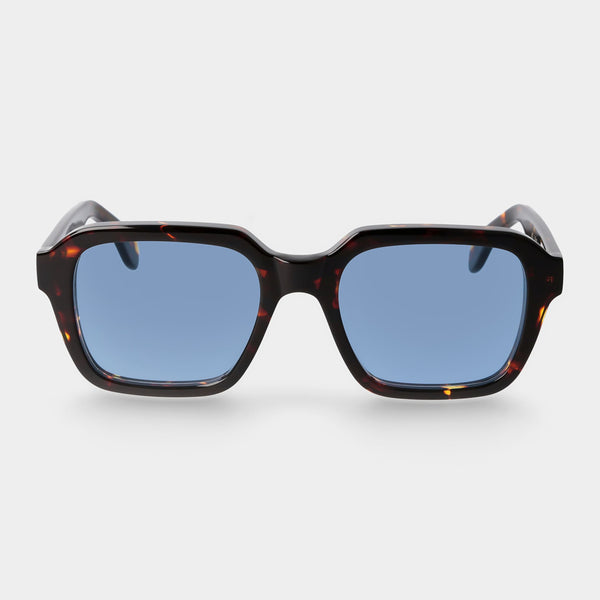 Lanvin Havana Blue Llyod 601S Sunglasses ?LANVIN Lloyd LNV601s Unisex Half Frame Sunglasses Black  main image 4