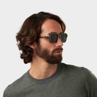 sunglasses lino eco green gradient grey sustainable tbd eyewear man handcrafted in Italy
