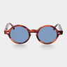sunglasses oxford eco havana blue sustainable tbd eyewear front made in Italy