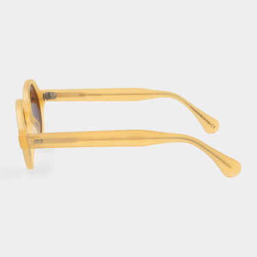 sunglasses oxford matte champagne tobacco tbd eyewear lateral made in Italy