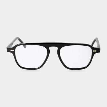 eyeglasses panama eco balck optical sustainable tbd eyewear front handcrafted in Italy