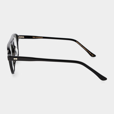 eyeglasses panama eco balck optical sustainable tbd eyewear lateral6 handcrafted in Italy