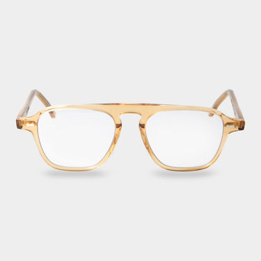 eyeglasses panama eco champagne optical sustainable tbd eyewear front handcrafted in Italy