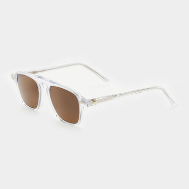 sunglasses panama eco transparent tobacco sustainable tbd eyewear total handcrafted in Italy