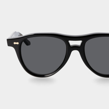 sunglasses piquet eco black gradient grey sustainable tbd eyewear lens made in Italy