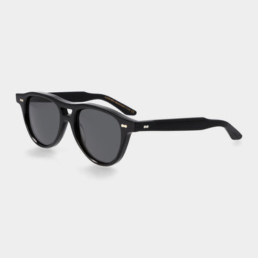 sunglasses piquet eco black gradient grey sustainable tbd eyewear total6 handcrafted in Italy