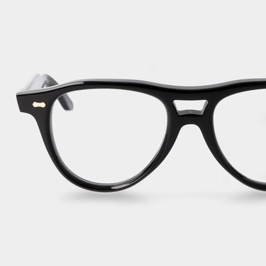 eyeglasses piquet eco black optical sustainable tbd eyewear lens handcrafted in Italy