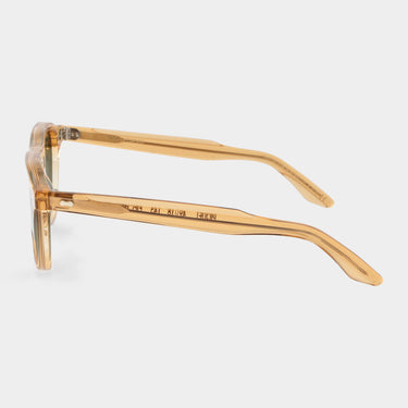 sunglasses piquet eco champagne bottle green sustainable tbd eyewear lateral handcrafted in Italy