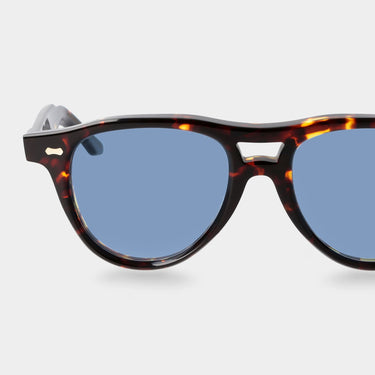 sunglasses piquet eco dark havana blu sustainable tbd eyewear lens handcrafted in Italy