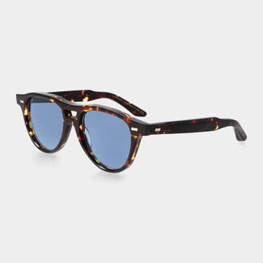 sunglasses piquet eco dark havana blu sustainable tbd eyewear total6 made in Italy