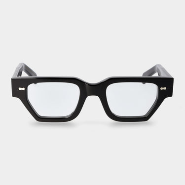eyeglasses raso eco black optical sustainable tbd eyewear front made in Italy
