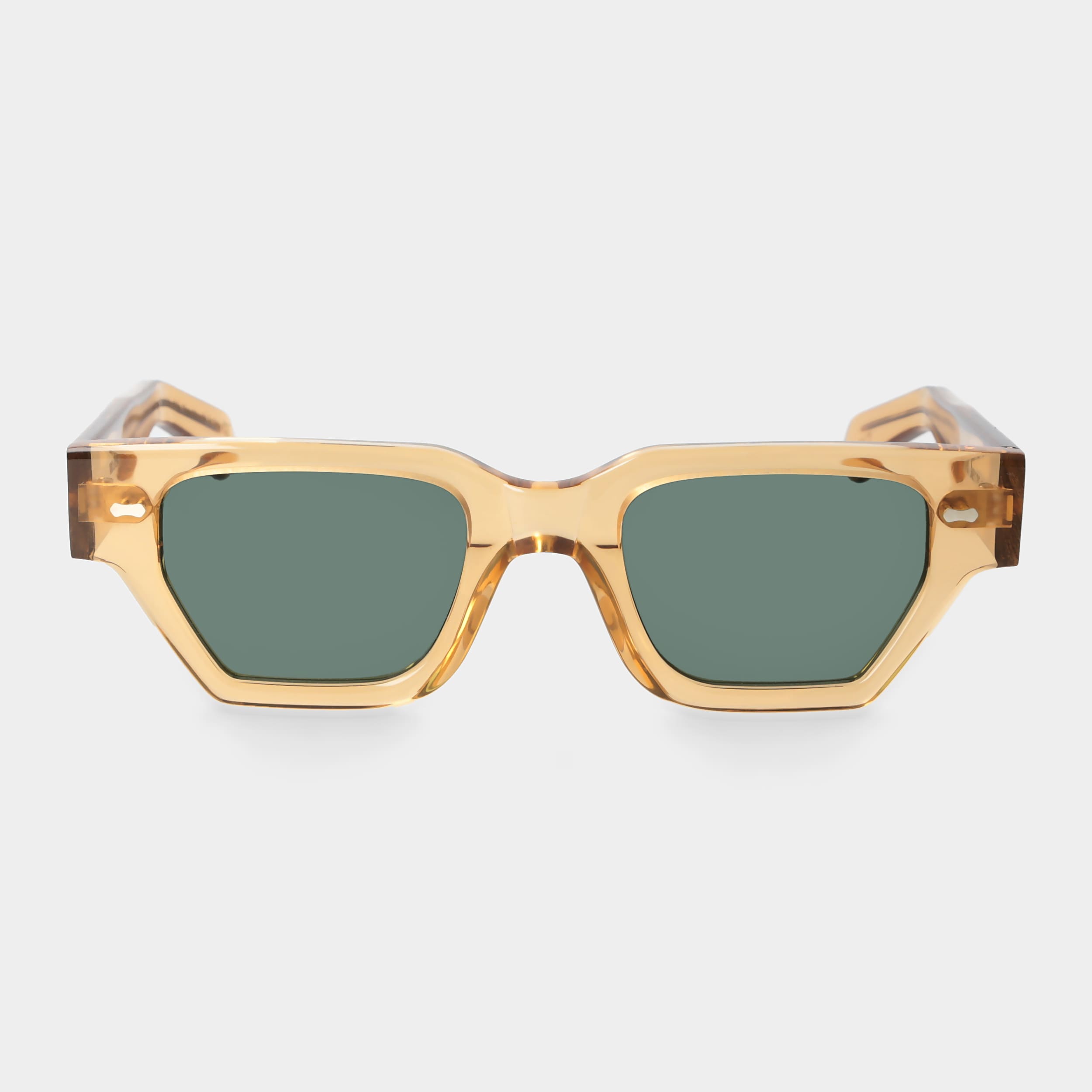 sunglasses-raso-eco-champagne-bottle-green-sustainable-tbd-eyewear-front