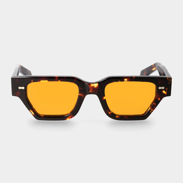 Black ssunglasses with orange lenses: Raso | TBD Eyewear