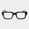 eyeglasses silk eco black optical sustainable tbd eyewear front made in Italy