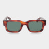 sunglasses silk eco havana bottle green sustainable tbd eyewear front handcrafted in Italy