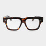 eyeglasses tela eco dark havana optical sustainable tbd eyewear front handcrafted in Italy
