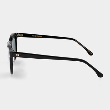 sunglasses twill eco balck polarized sustainable tbd eyewear lateral made in Italy