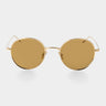 sunglasses ulster k gold tobacco tbd eyewear front handcrafted in Italy