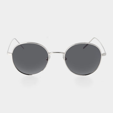 sunglasses ulster rhodium gradient grey tbd eyewear front made in Italy