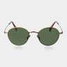 sunglasses vicuna brass bottle green tbd eyewear front made in Italy