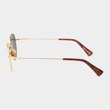 sunglasses vicuna gold bottle green tbd eyewear lateral made in Italy