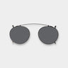 welt clip black gradient grey tbd eyewear front made in Italy