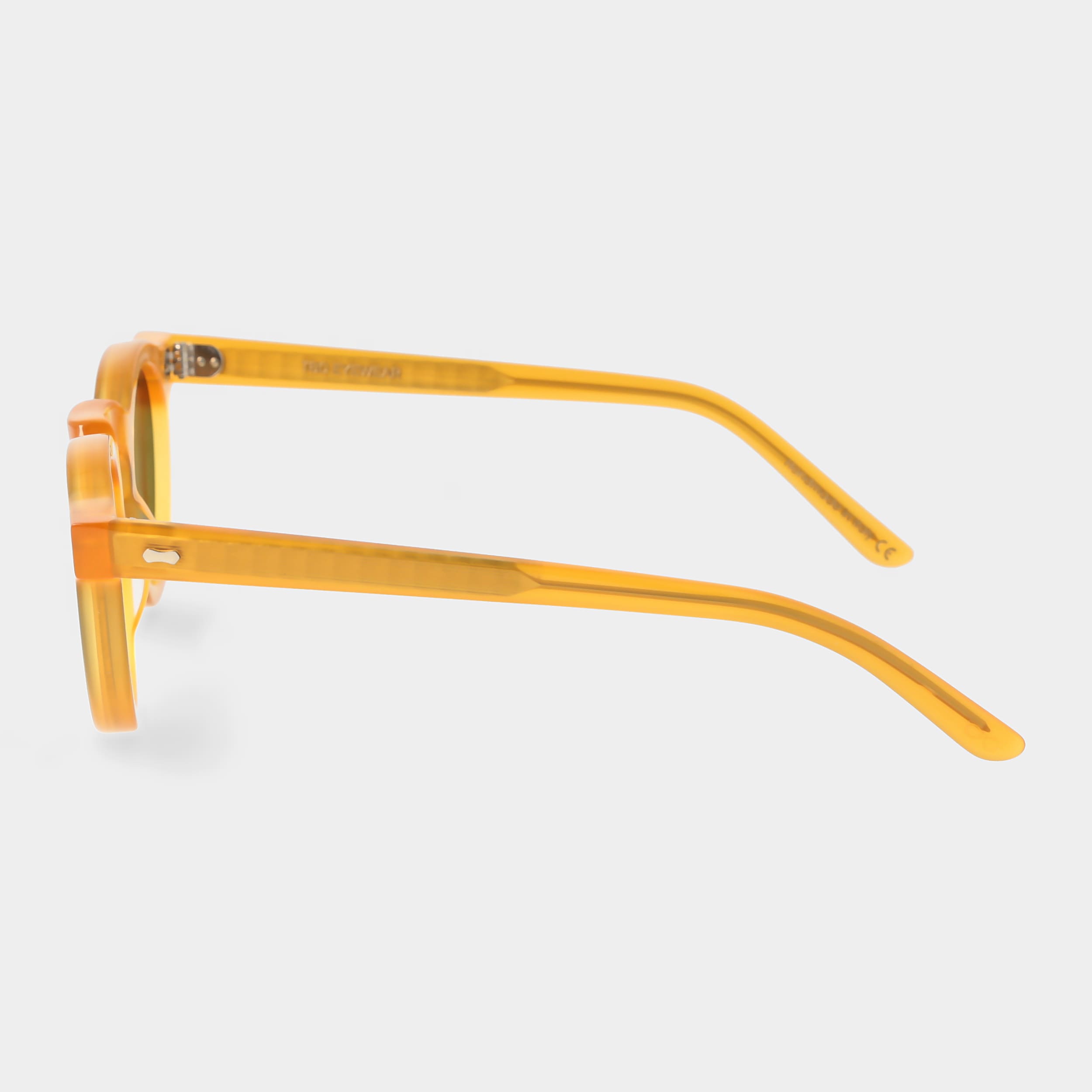 Gelbe Sonnenbrille mit grünen Gläsern: Welt | TBD Eyewear