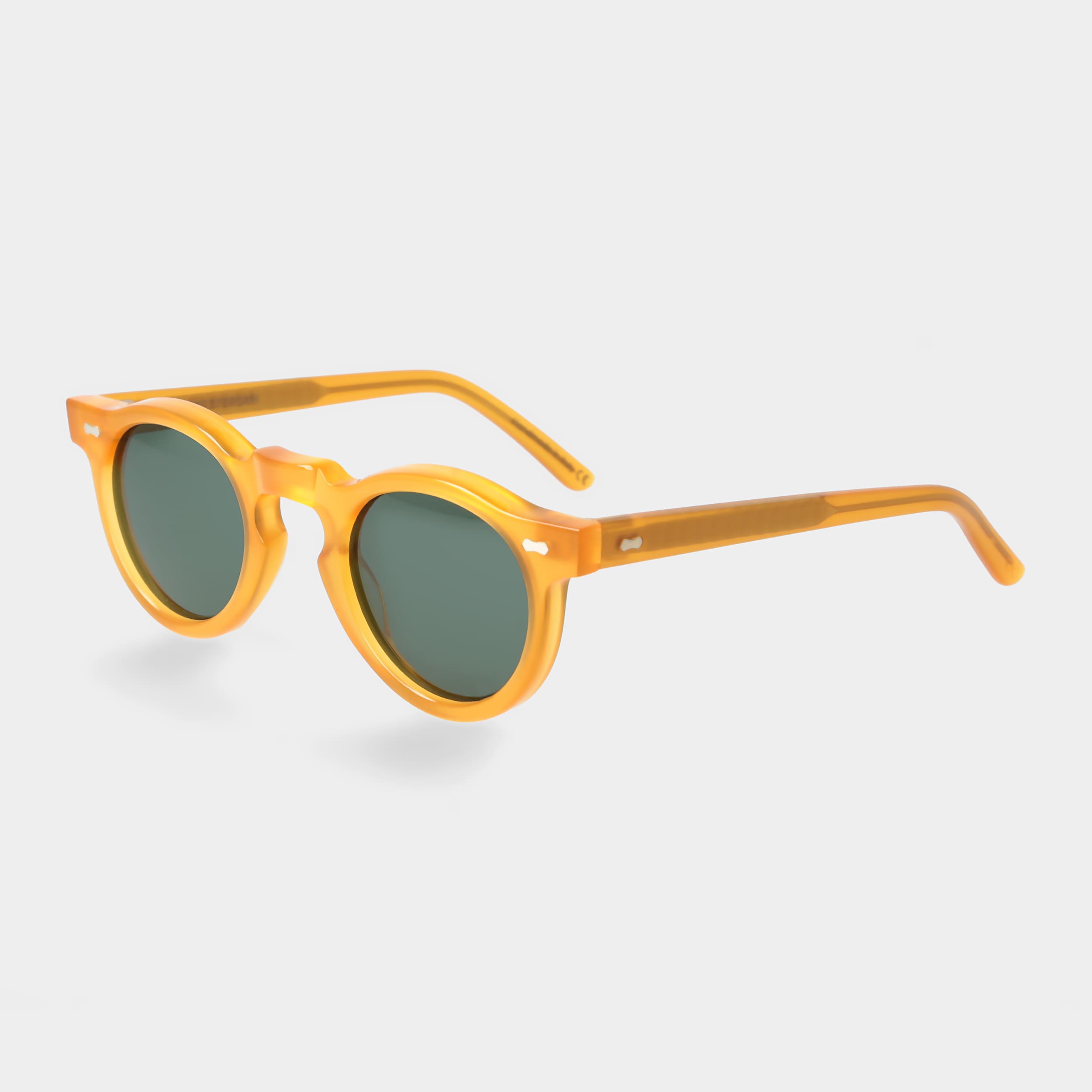 Gelbe Sonnenbrille mit grünen Gläsern: Welt | TBD Eyewear