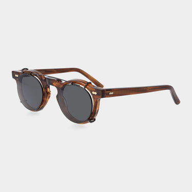 sunglasses welt with clip black gradient grey tbd eyewear total handcrafted in Italy